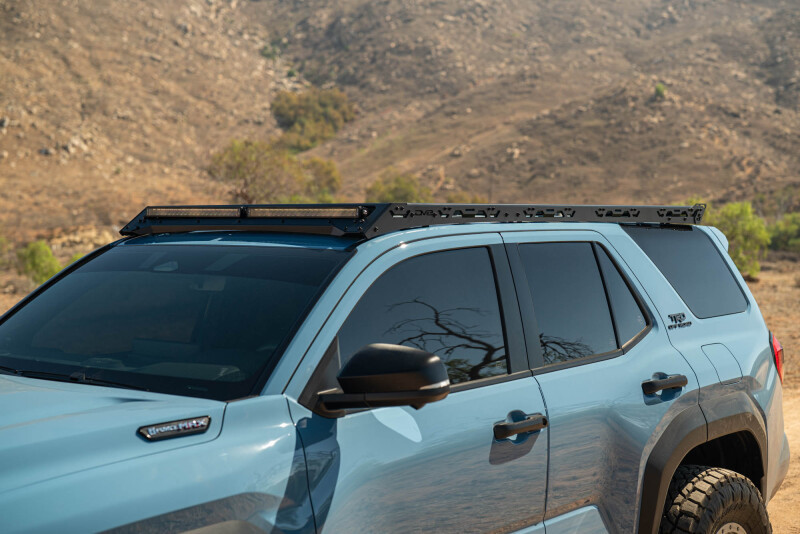 DV8 Offroad 25-26 Toyota 4Runner Roof Rack Light Cutout Fairing (Use w/ PN RRTF3-02) - RRTF3-02L Photo - out of package
