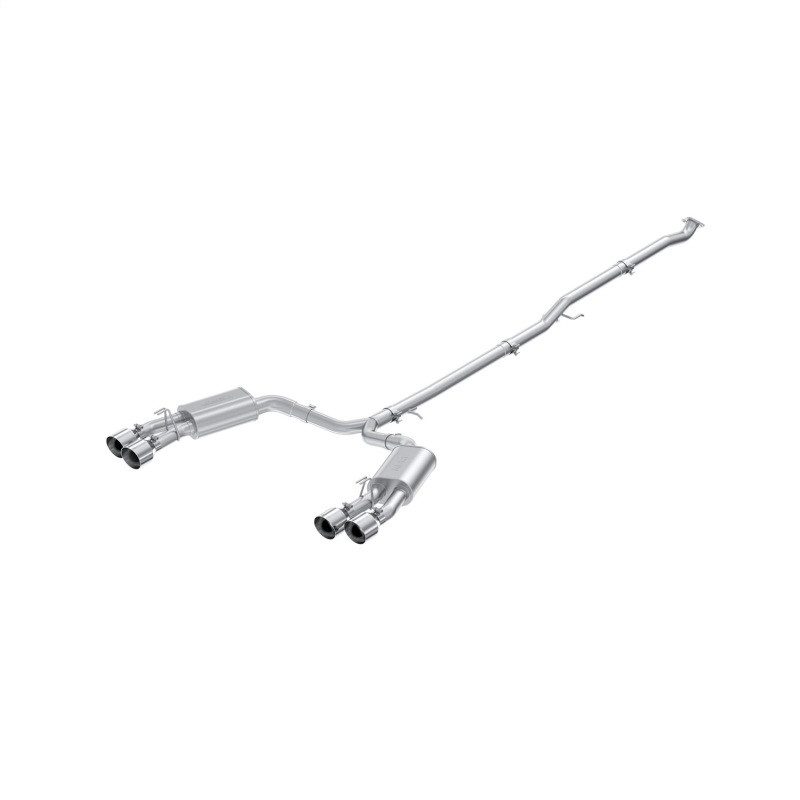 MBRP 21-23 Hyundai Sonata N Line 2.5L Turbo Aluminized Steel 2.5in Cat-Back w/ Quad Tips - S4715AL Photo - Primary