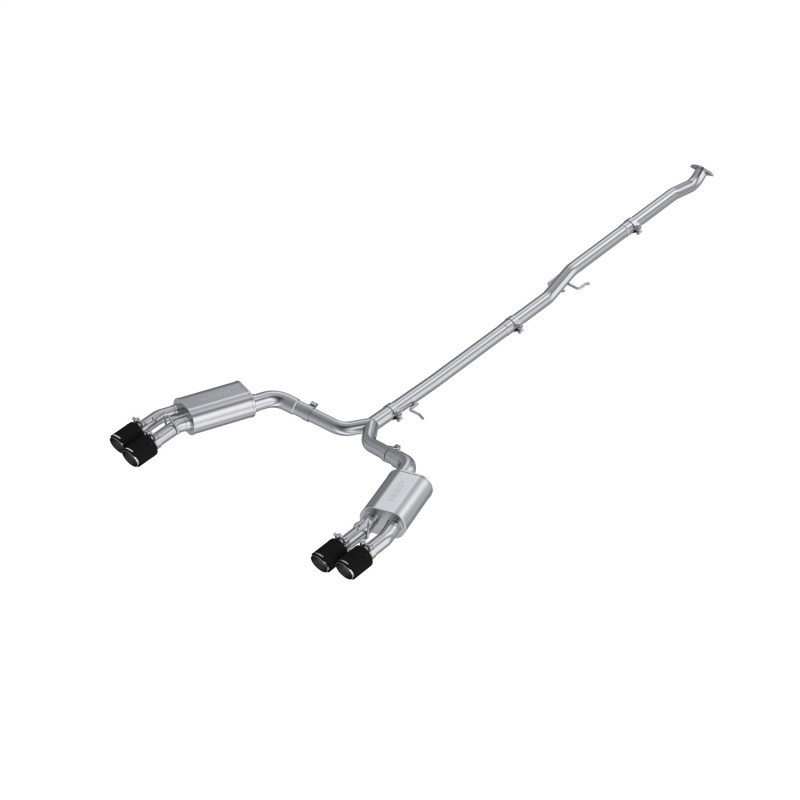 MBRP 21-24 Kia K5, GT 2.5L Turbo T304SS 2.5in Cat-Back w/ Carbon Fiber Quad Tips - S47163CF Photo - Primary