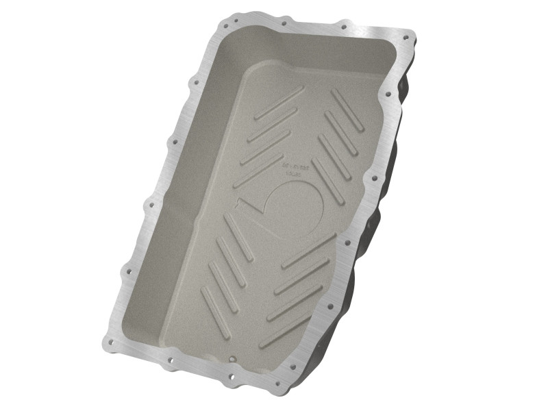 aFe 20-26 GM Trucks L6 3.0L Transmission Pan - Raw / Machined Fins - 46-71420A Photo - Unmounted