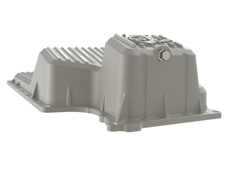 aFe 20-25 GM Trucks Front Engine Oil Pan - Raw w/ Machined Fins - 46-71440A Photo - Unmounted