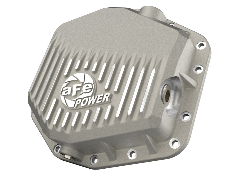 aFe 22-25 Ford Bronco Raptor V6 Rear Diff Cover - Raw w/ Machined Fins - 46-71460A Photo - Primary