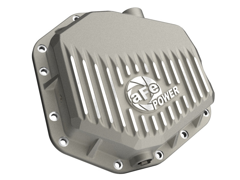 aFe 22-25 Ford Bronco Raptor V6 Rear Diff Cover - Raw w/ Machined Fins - 46-71460A Photo - Unmounted