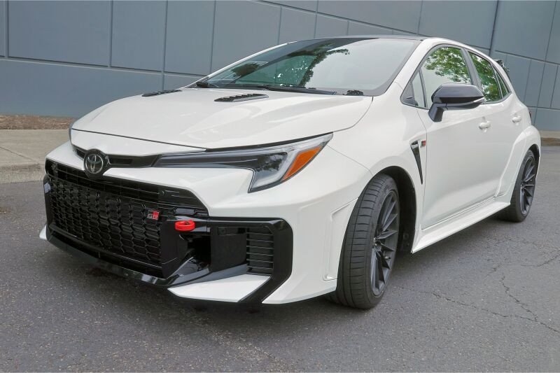 PERRIN 23-26 Toyota GR Corolla Front Tow Hook - Red - PTP-BDY-231RD User 1