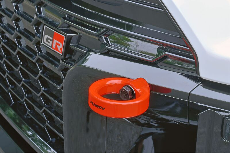 PERRIN 23-26 Toyota GR Corolla Front Tow Hook - Red - PTP-BDY-231RD User 1