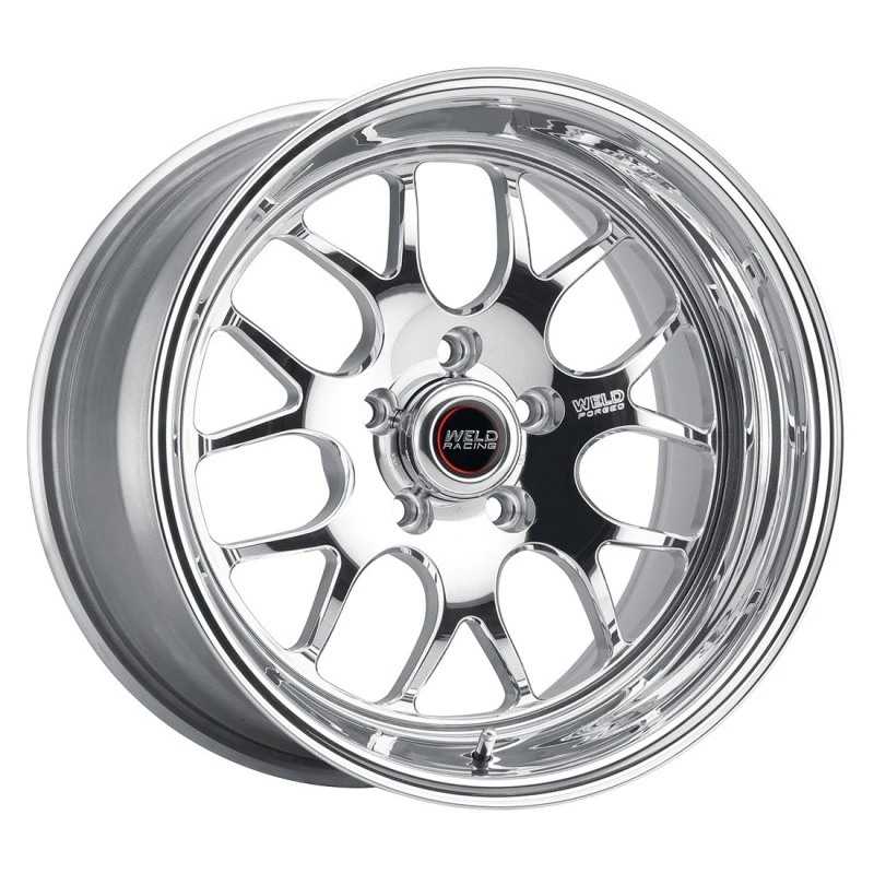 Weld Wheels S77 Polished 18x12 Rear Wheel - 14-19 C7 Corvette w. Carbon Brakes