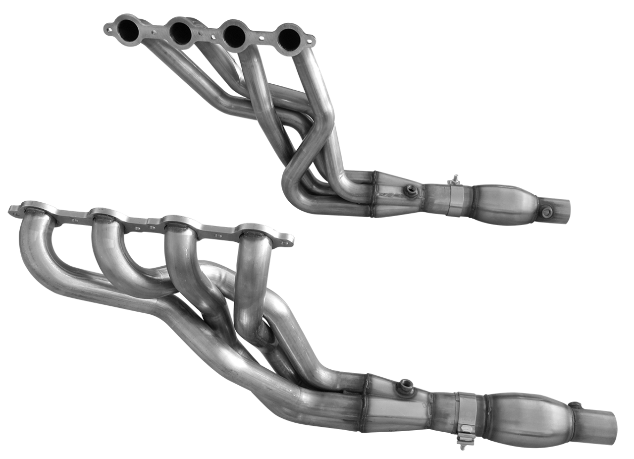 ARH 1 7/8" Long Tube Headers w. Catted Connection Pipes - 10-15 Camaro SS / ZL1