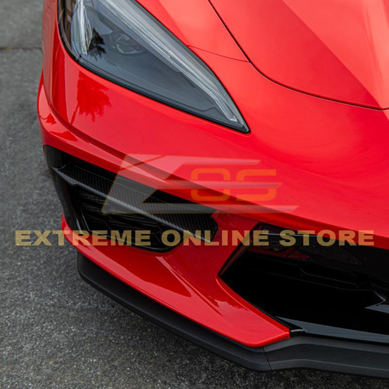 EOS Front Grill Insert - Carbon Fiber - C8 Corvette