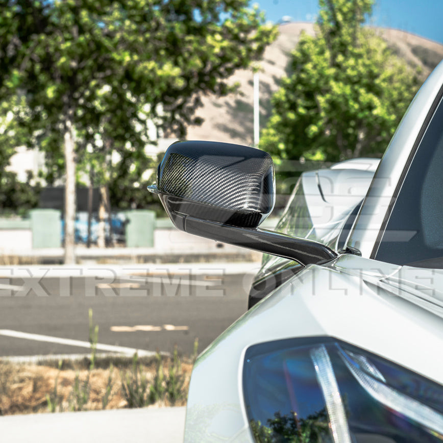 EOS Mirror Covers Upper - Carbon Fiber - C8 Corvette