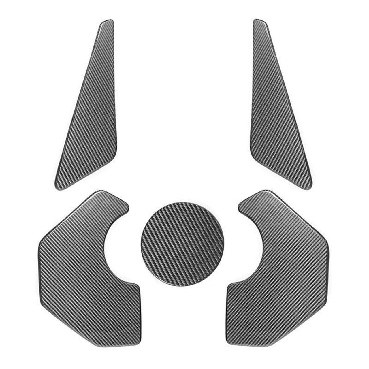 EOS Engine Bay Access Panel Covers - Carbon Fiber - C8 Corvette (EC-356-BKCF)