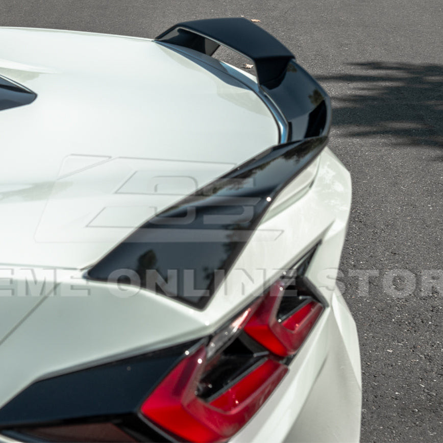 EOS Z51 Style Rear Spoiler - Carbon Flash - C8 Corvette (SPOILER-370-V2-ABS)