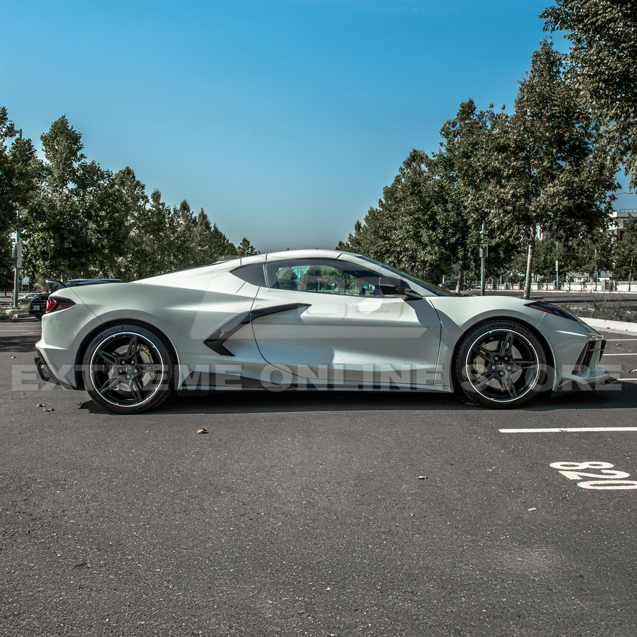 EOS Z51 Style Rear Spoiler - Carbon Flash - C8 Corvette (SPOILER-370-V2-ABS)