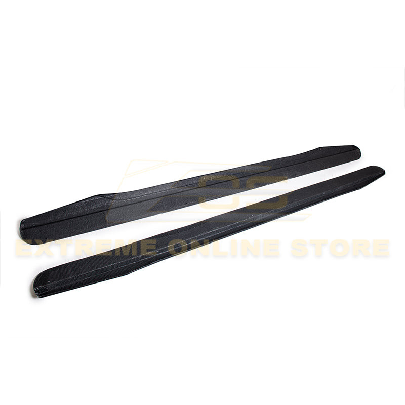 EOS Carbon Fiber Side Skirts - 09-15 CTS-V Coupe (SS-274-BKCF)