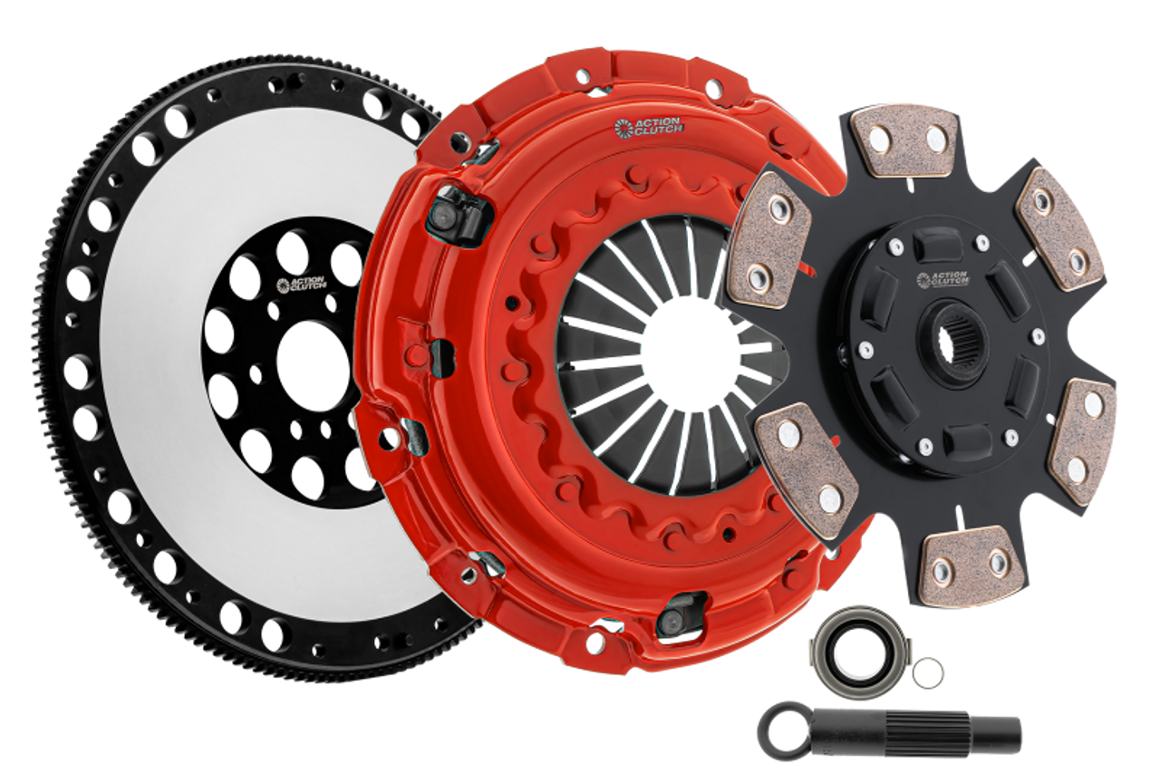 Action Clutch 01-03 BMW 325i/325xi 2.5L (4-Door) RWD Stage 5 Clutch Kit (2MS) w/Lightened Flywheel - ACR-3485