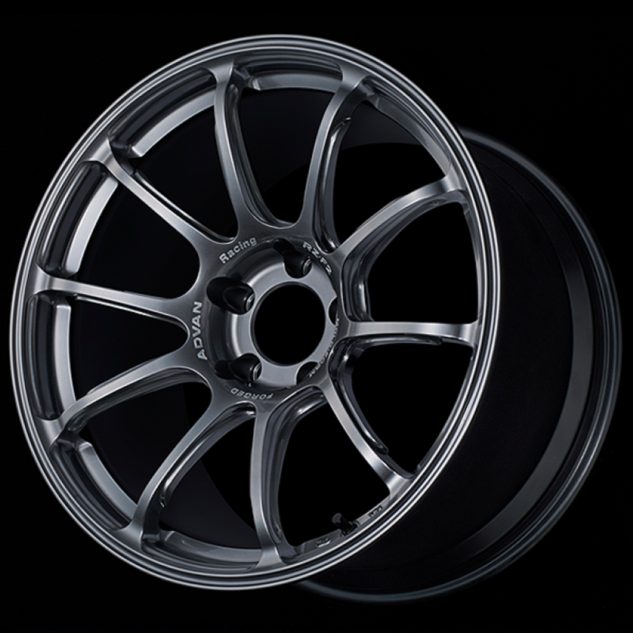 Advan RZ-F2 18x9.5 +29 5-114.3 Racing Hyper Black Wheel - YA28J29EHB