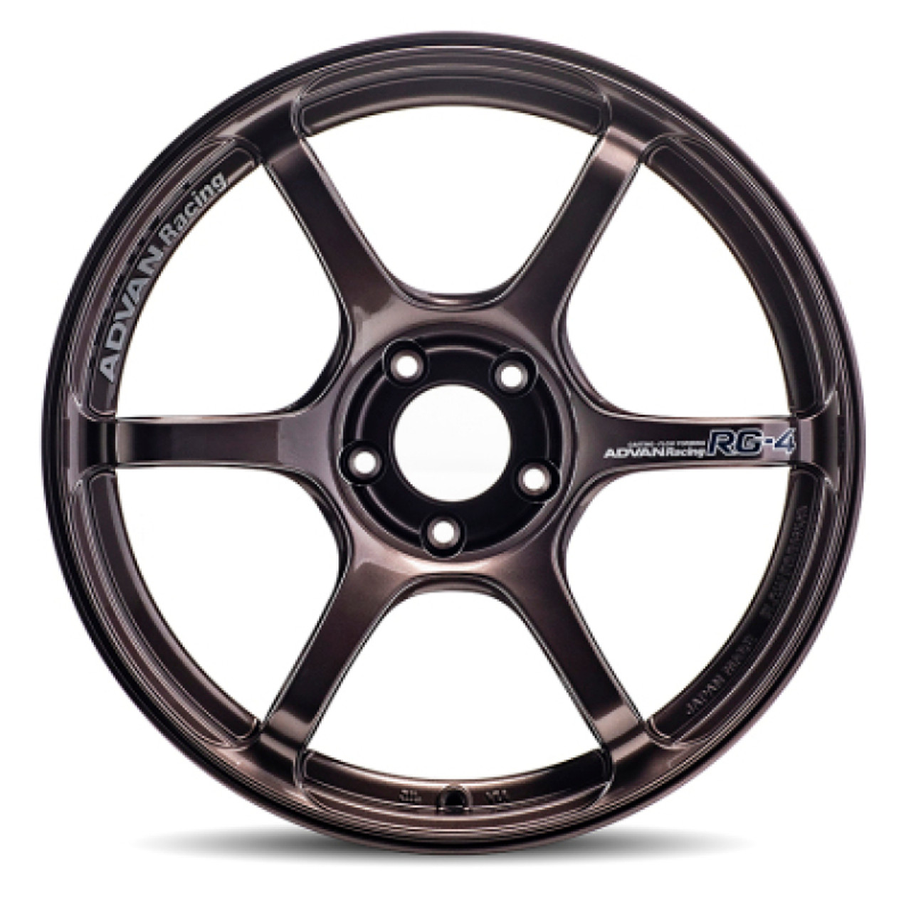 Advan RG-4 17x8 +37 Offset 5x114.3 BP Racing Copper Bronze - YA47G37ECB