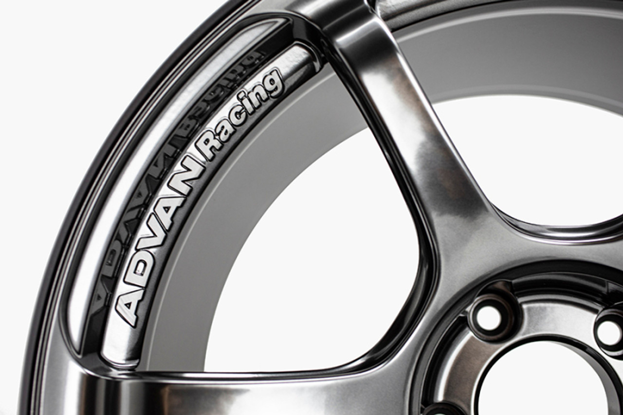 Advan RG-4 17x8.0 / +37 / 5x114.3 - Racing Hyper Black & Ring - YA47G37EHBR