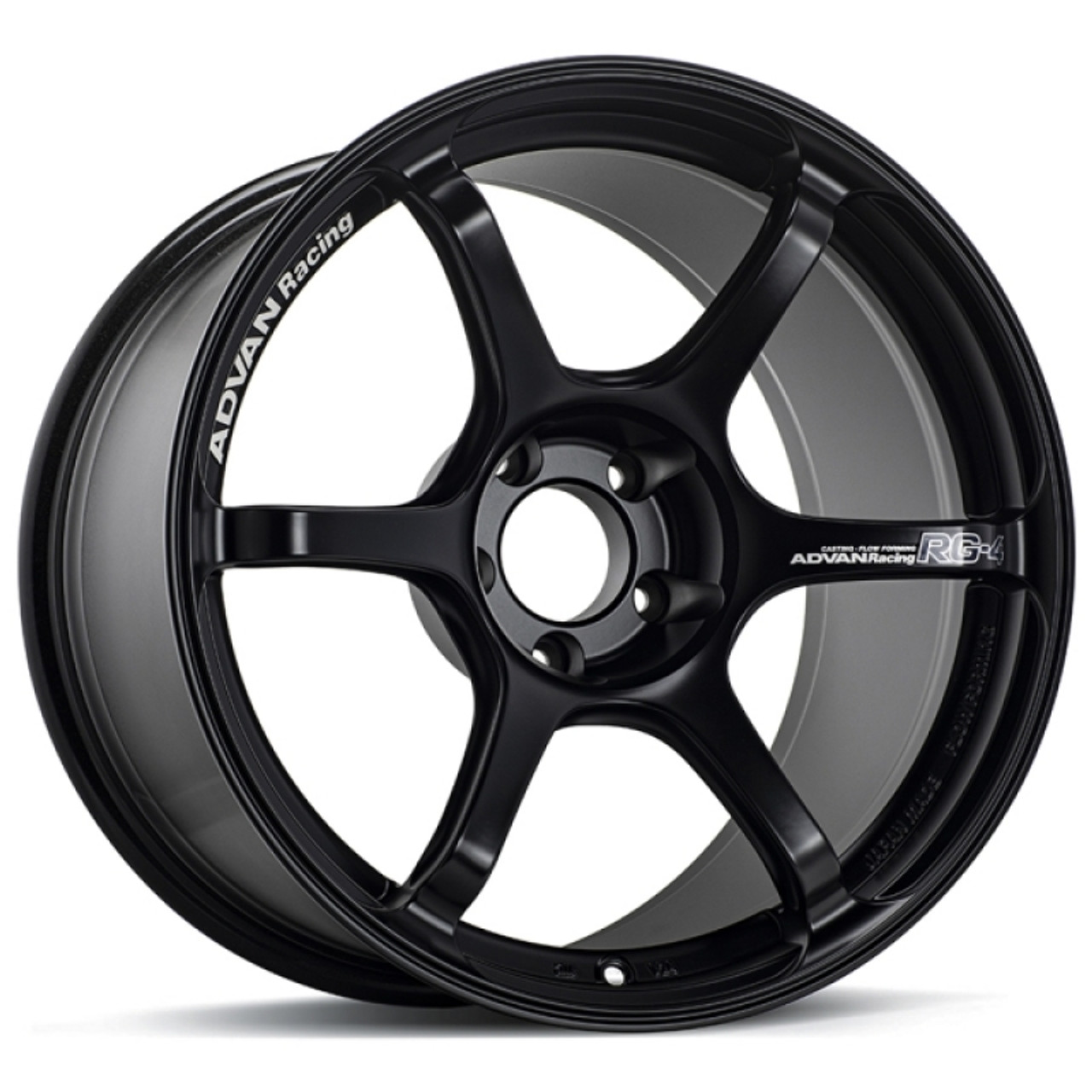 Advan RG-4 17X8.5 +31 5-114.3 Semi Gloss Black Wheel - YA47H31ESB