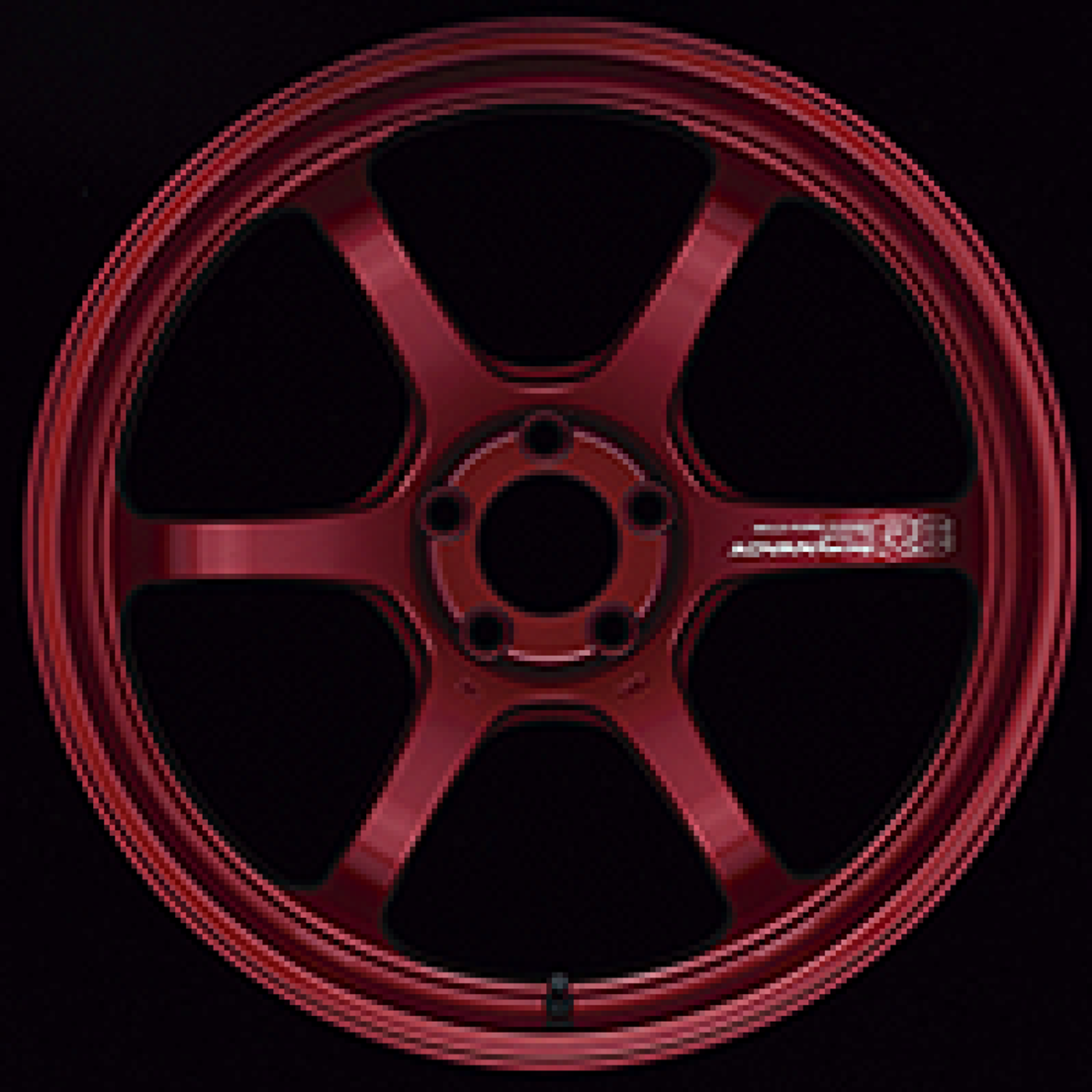 Advan R6 20x9.5 +35mm 5-114.3 Racing Candy Red Wheel - YA60J35ECR