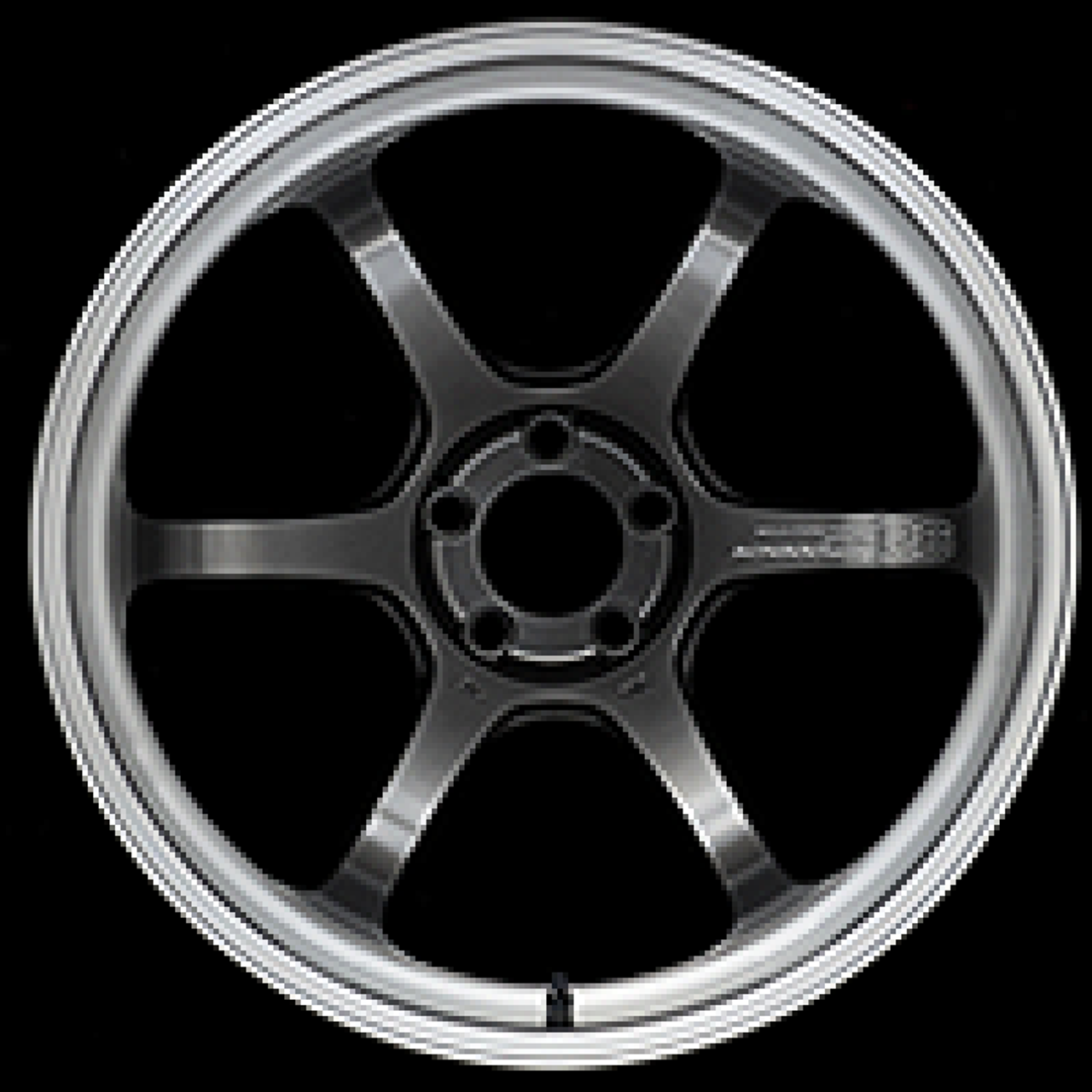 Advan R6 20x10 +45mm 5-114.3 Machining & Racing Hyper Black Wheel - YA60K45EHB