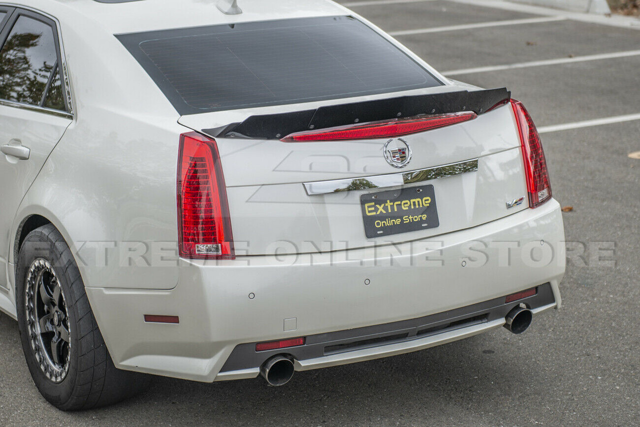 EOS ABS Plastic Rear Spoiler w. Wickerbill - 09-15 CTS-V Sedan