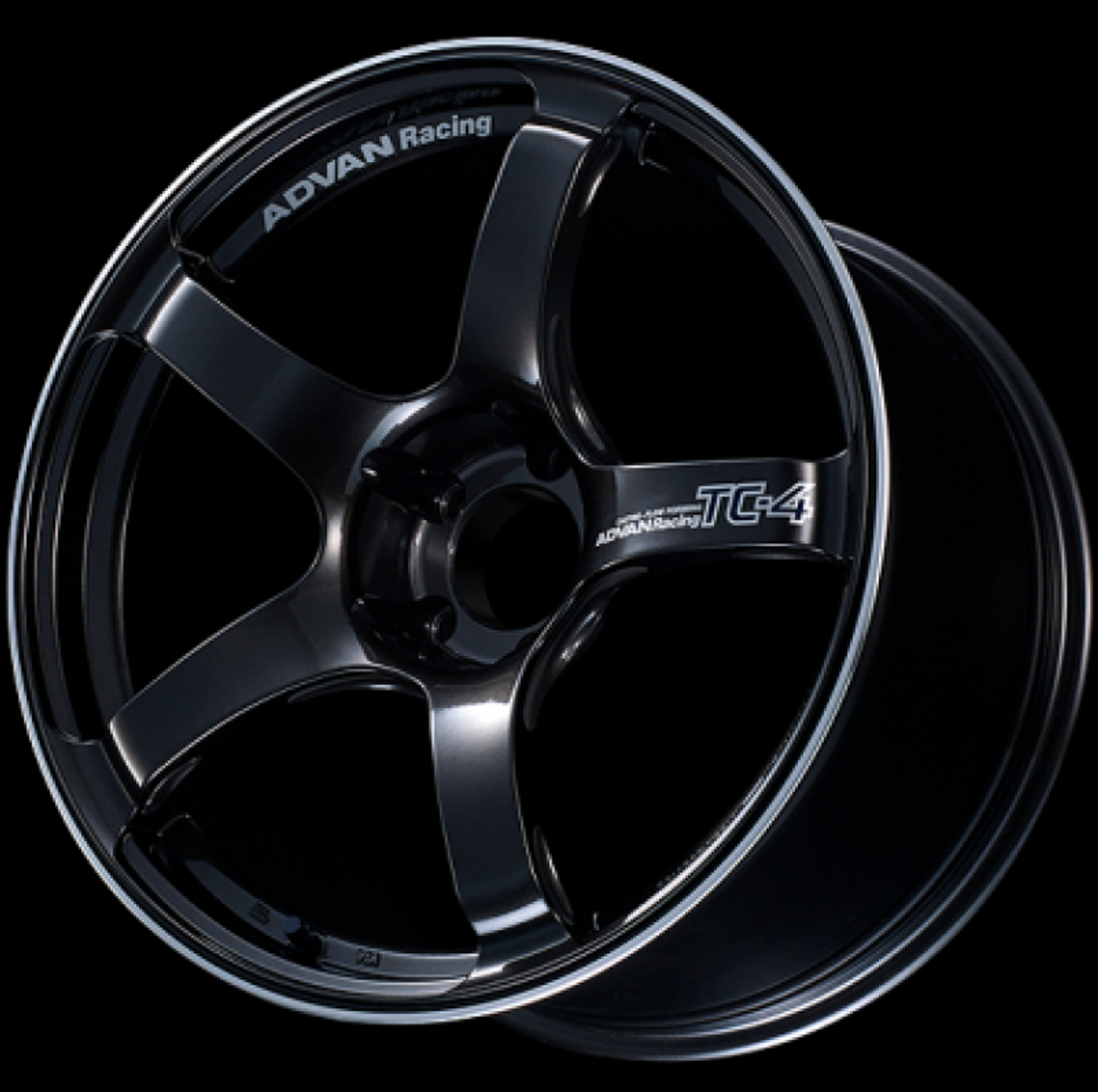 Advan TC4 16x8.0 +38 4-100 Racing Gunmetallic Wheel (No Ring) - YAD6G38AGM