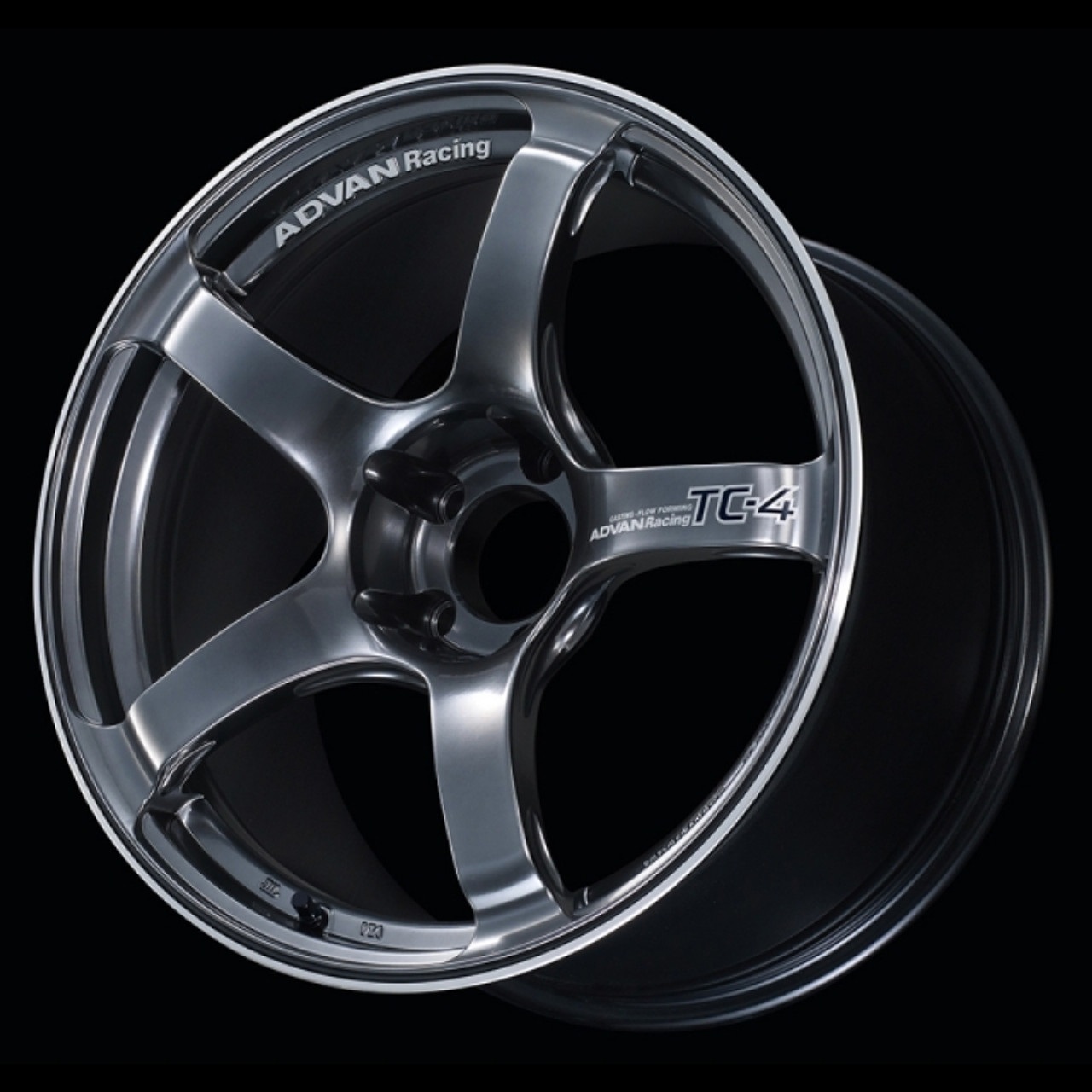 Advan TC4 18x8 +42 5-112 Racing Gun Metallic & Ring Wheel - YAD8G42MGMR