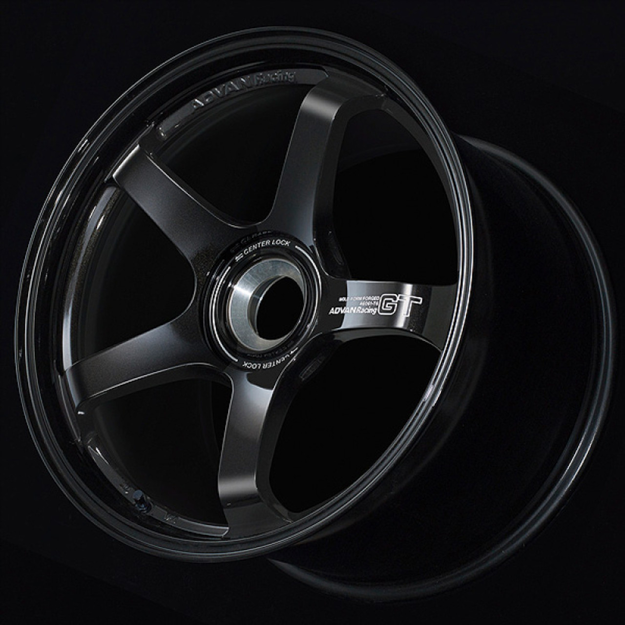 Advan GT Premium Version (Center Lock) 20x9 +49 Racing Titanium Black Wheel (Porsche) - YAQ0I49ITBP