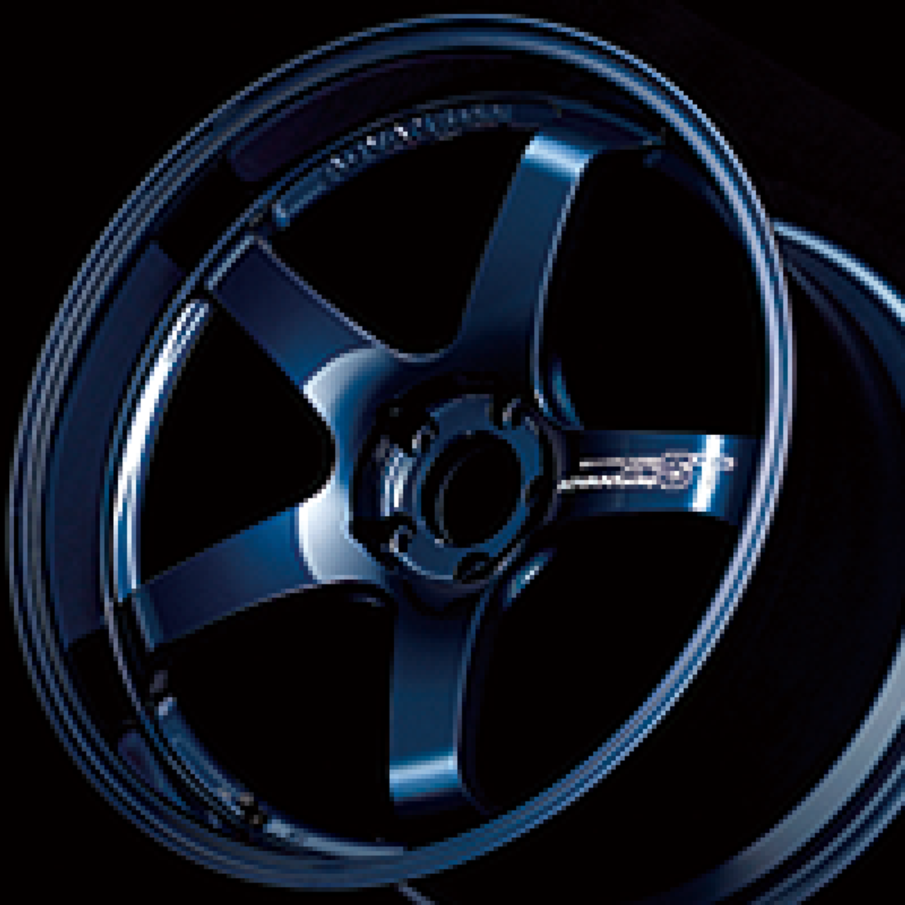Advan GT Premium Version 19x9.5 +22 5-112 Racing Titanium Blue Wheel - YAQ9J22MDP