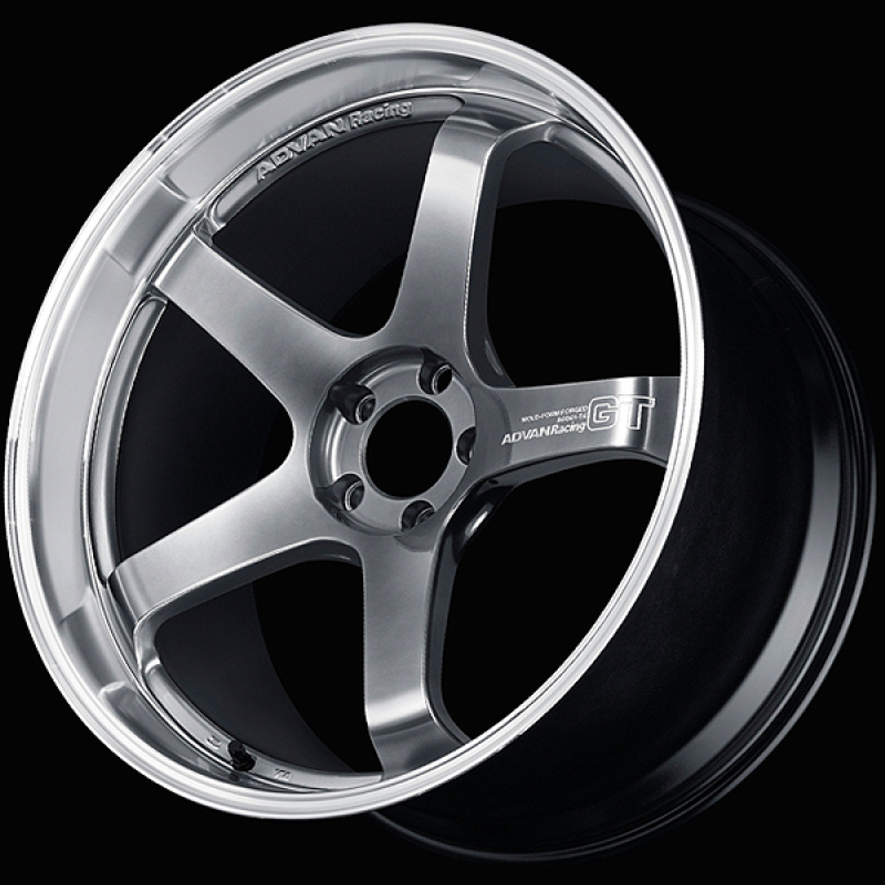 Advan GT Premium Version 19x10 +32 5-120 Machining & Hyper Platinum Black Wheel - YAQ9K32WPBP