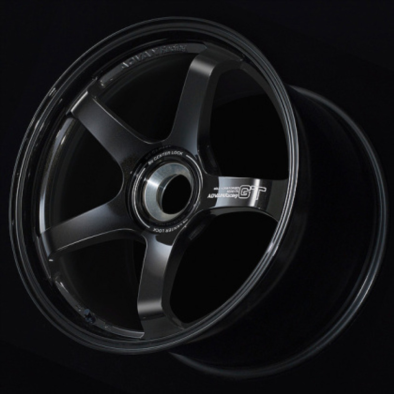 Advan GT for Porsche 19x10 / +40 / 5x130 - Racing Titanium Black - YAQ9K40PTBP