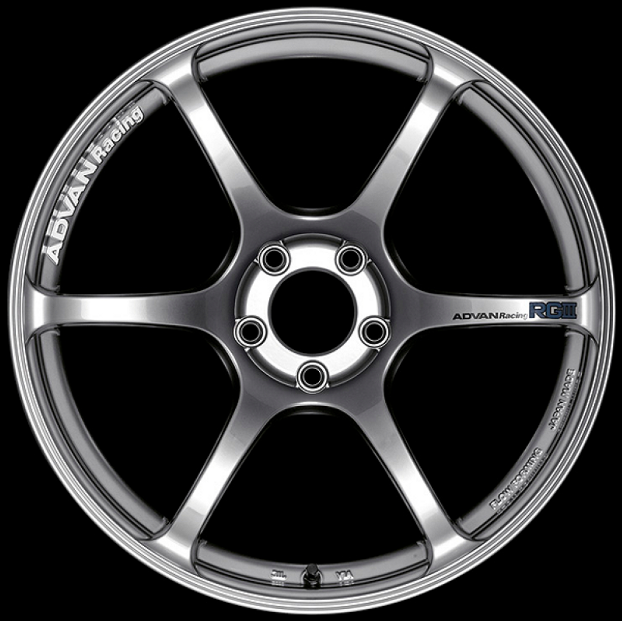 Advan GT Beyond 20x10.5 +15 5-112 Racing Titanium Black Wheel - YAQB0L15MTB