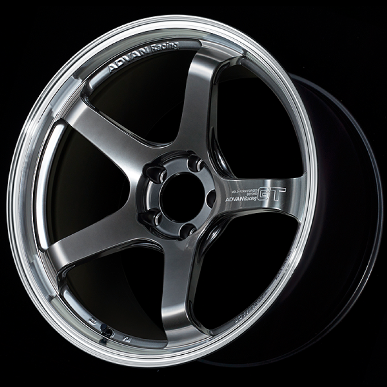 Advan GT Beyond 19x9.5 +29 5-114.3 Machining & Racing Hyper Black Wheel - YAQB9J29EMHB
