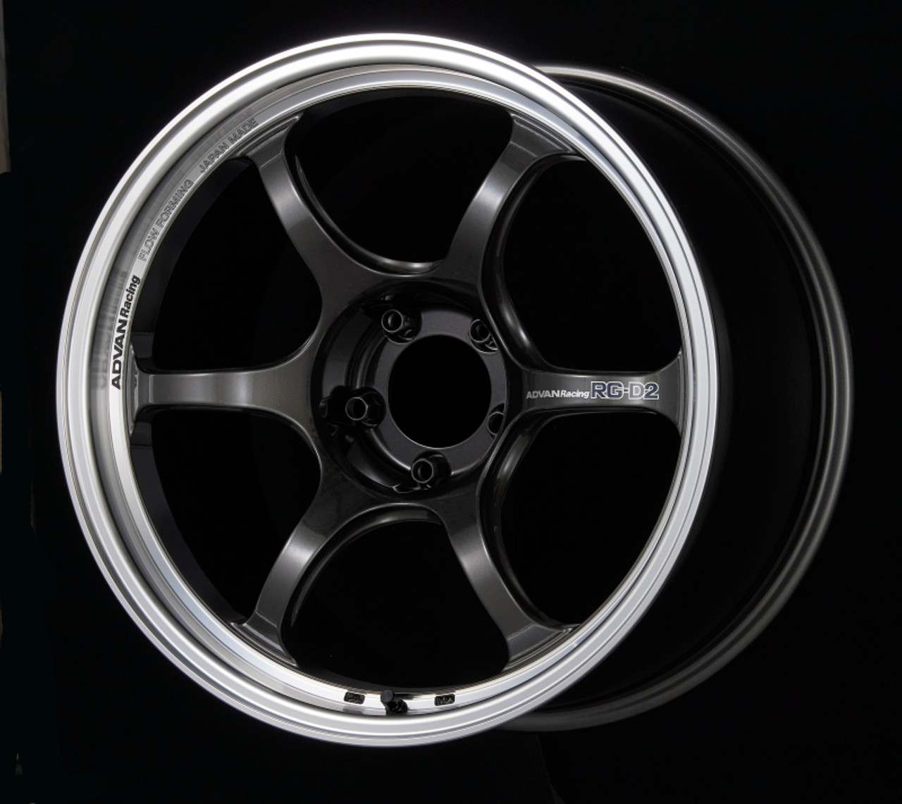 Advan RG-D2 18x8.5 +37 5-114.3 Machining & Black Gunmetallic Wheel - YAT8H37EMBG