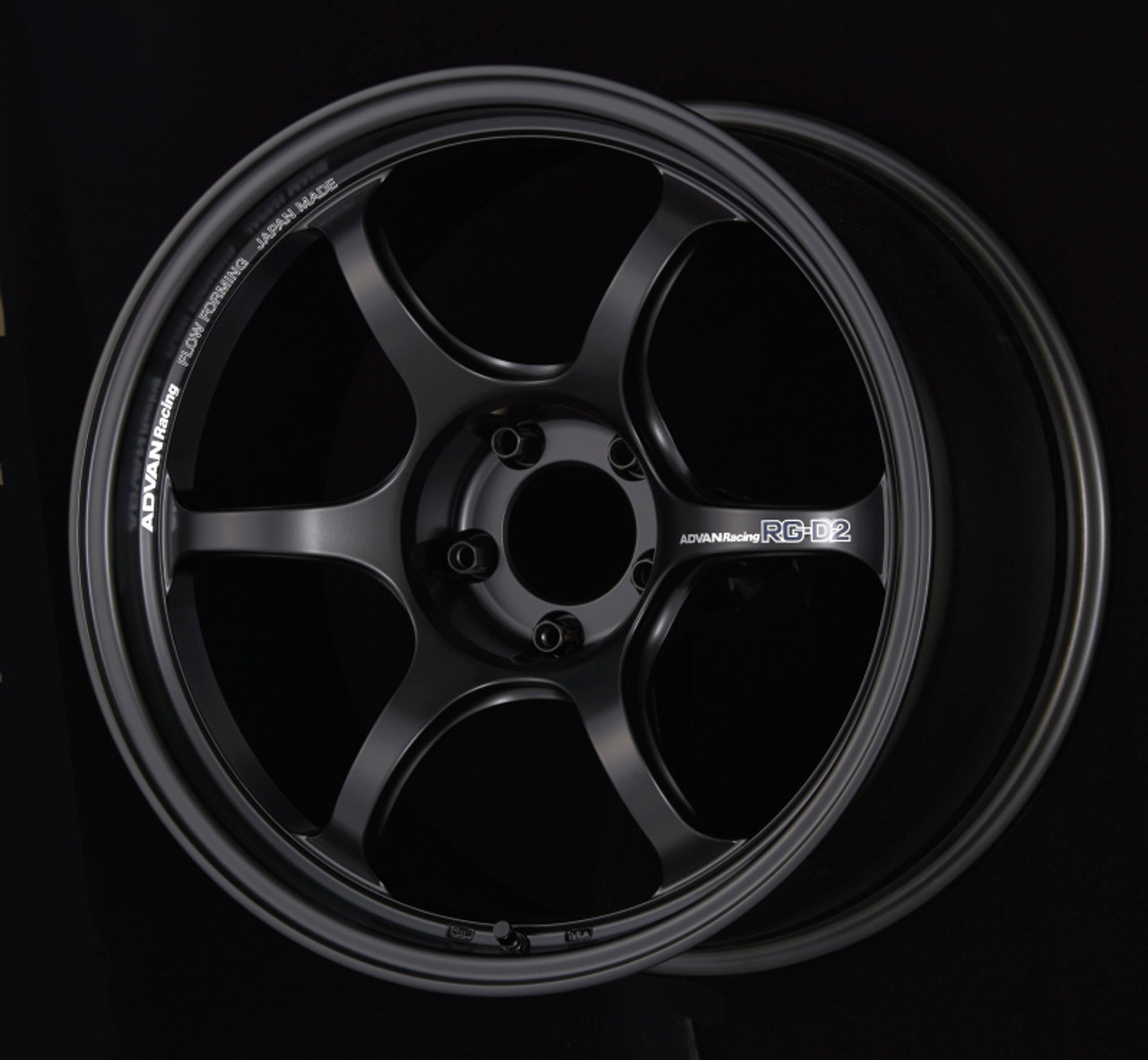 Advan RG-D2 18x9.5 +45 5-114.3 Semi Gloss Black Wheel - YAT8J45ESB