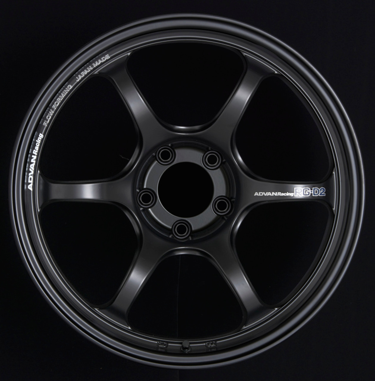 Advan RG-D2 18x9.5 +45 5-114.3 Semi Gloss Black Wheel - YAT8J45ESB