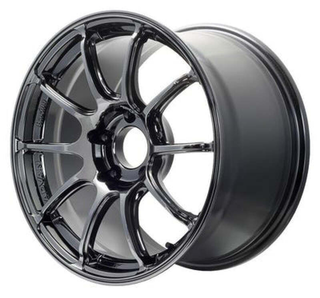 Advan RZII 18x8.5 +38 5-114.3 Racing Hyper Black & RIng - YAZ8G38EHB