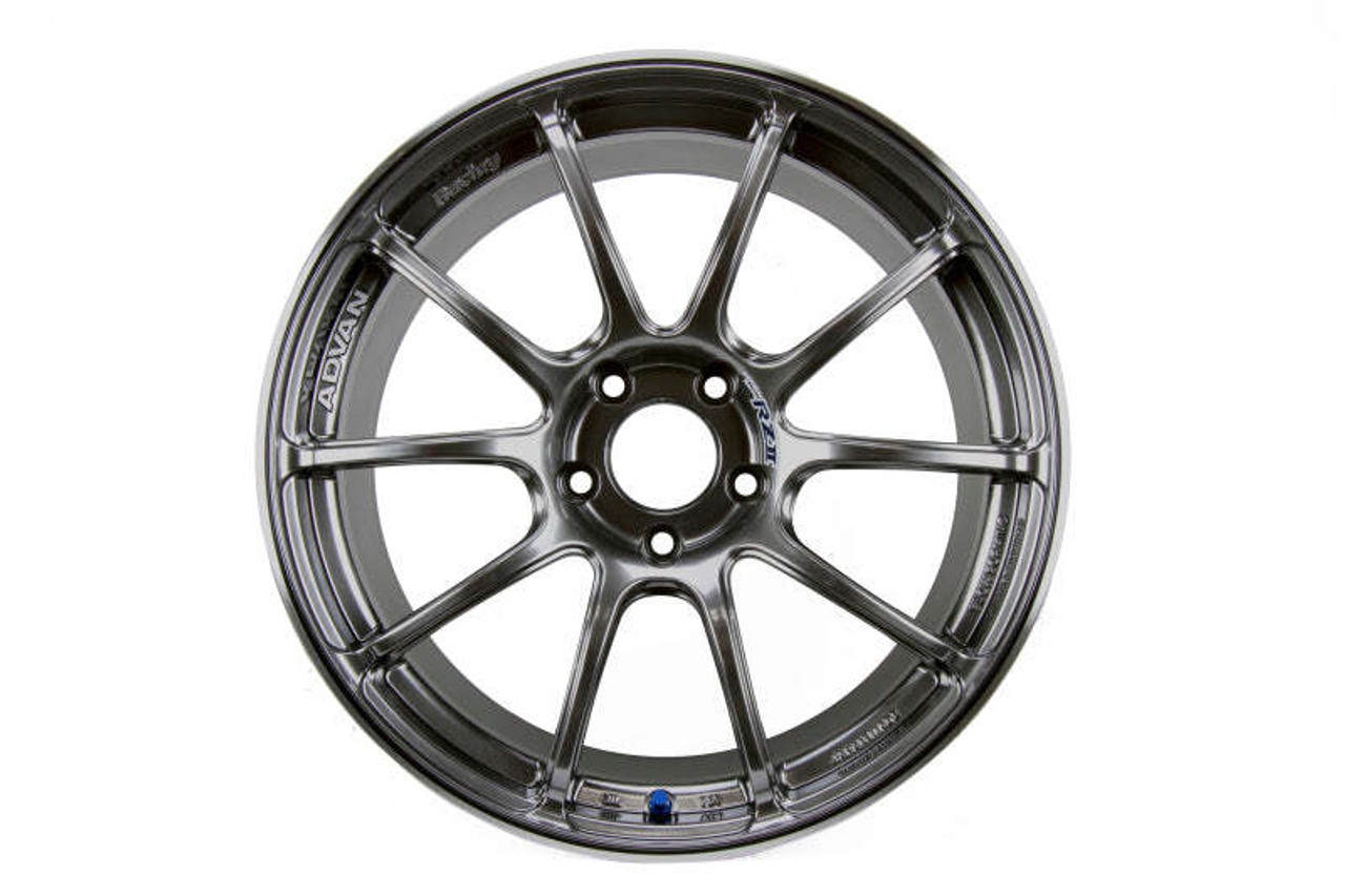 Advan RZII 18X9.0 +63 5-114.3 Racing Wheel - Hyper Black & Ring Wheel - YAZ8I63EHB