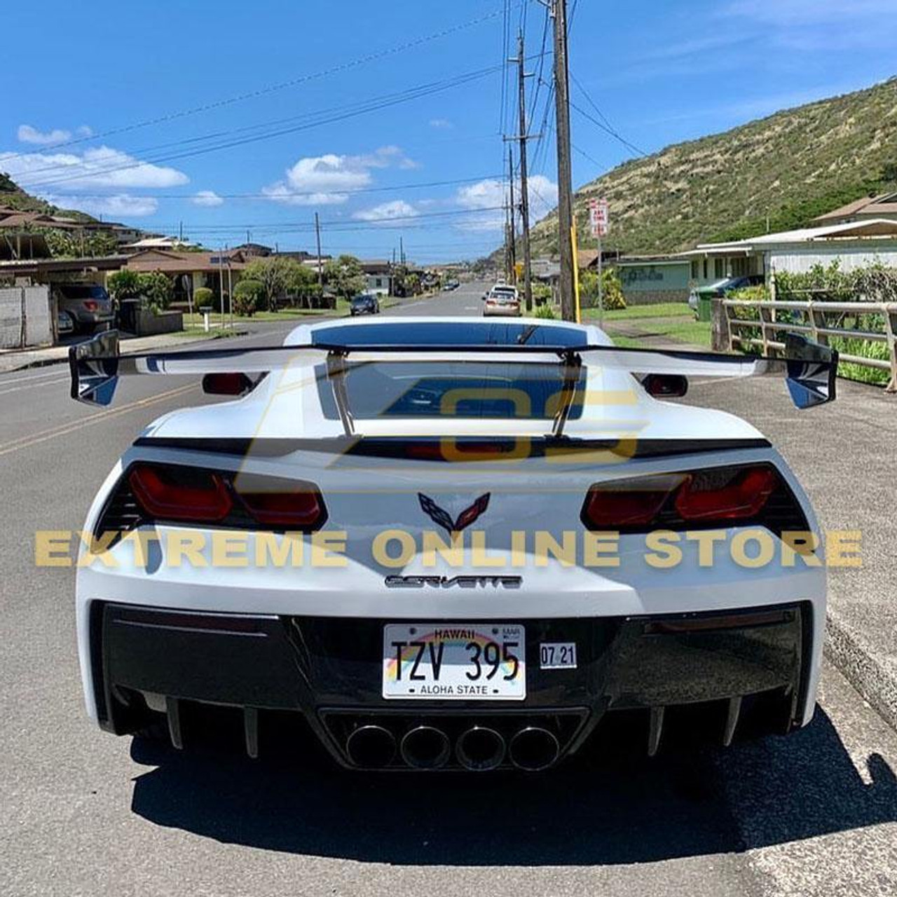 EOS Stage 2.5 ZR1 Conversion Aero Kit w. High Wing - Carbon Flash - C7 Stingray