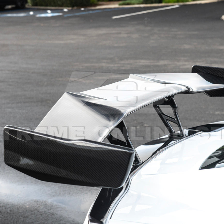 EOS ZR1 ZTK Rear High Wing Spoiler - Carbon Fiber - C7 Corvette GS