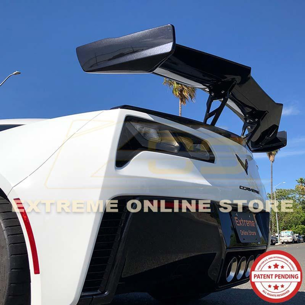 EOS ZR1 ZTK Conversion Rear Spoiler - Carbon Fiber - C7 Stingray