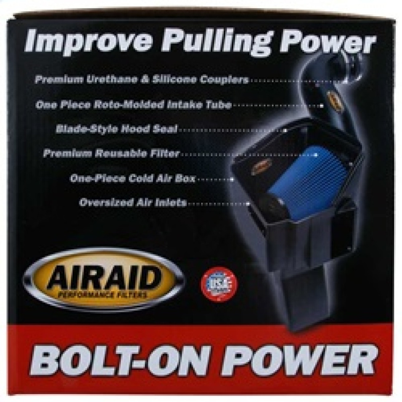 Airaid 05-09 Mustang 4.0L V6 MXP Intake System w/ Tube (Oiled / Red Media) - 450-177