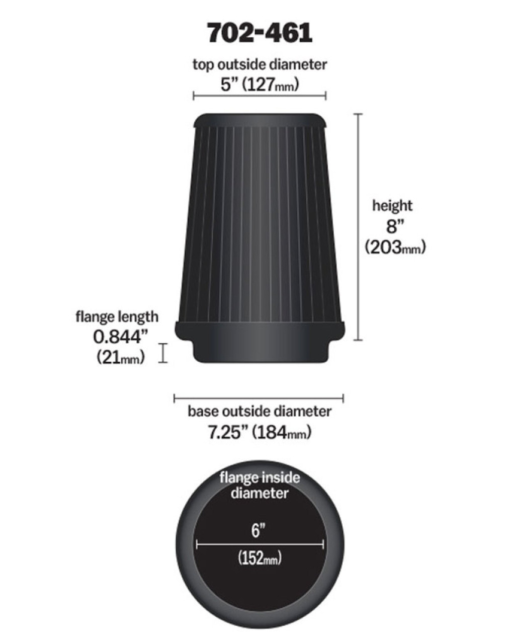 Airaid Kit Replacement Filter - 702-461