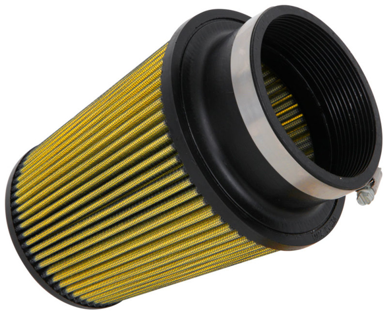 Airaid Universal Air Filter - Cone 4in Flange x 6in Base x 4-5/8in Top x 7in Height - Synthaflow - 704-456