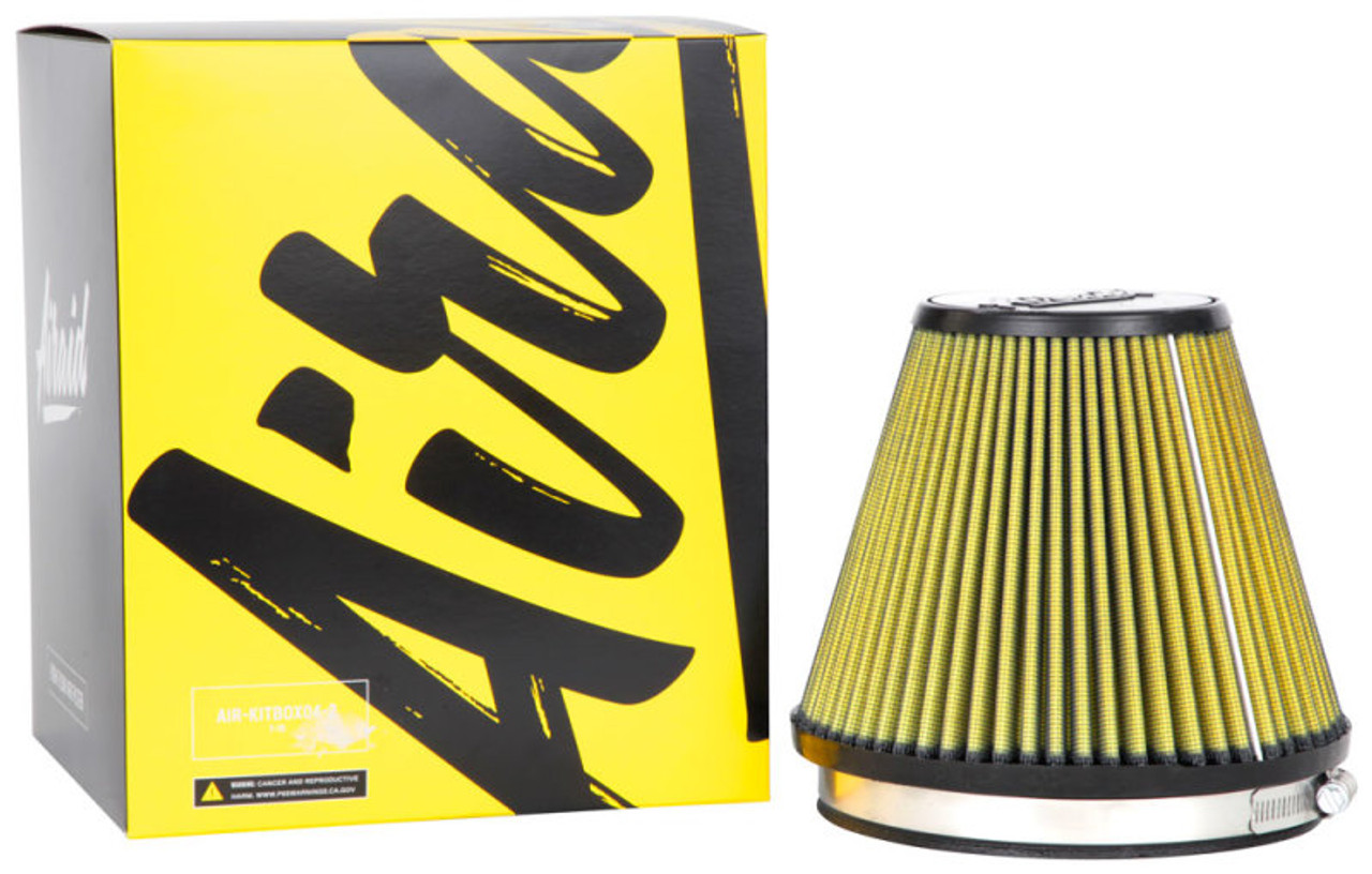 Airaid Universal Air Filter - Cone 6in Flange x 7-1/2in Base x 3-7/8in Top x 6in Height - 704-466