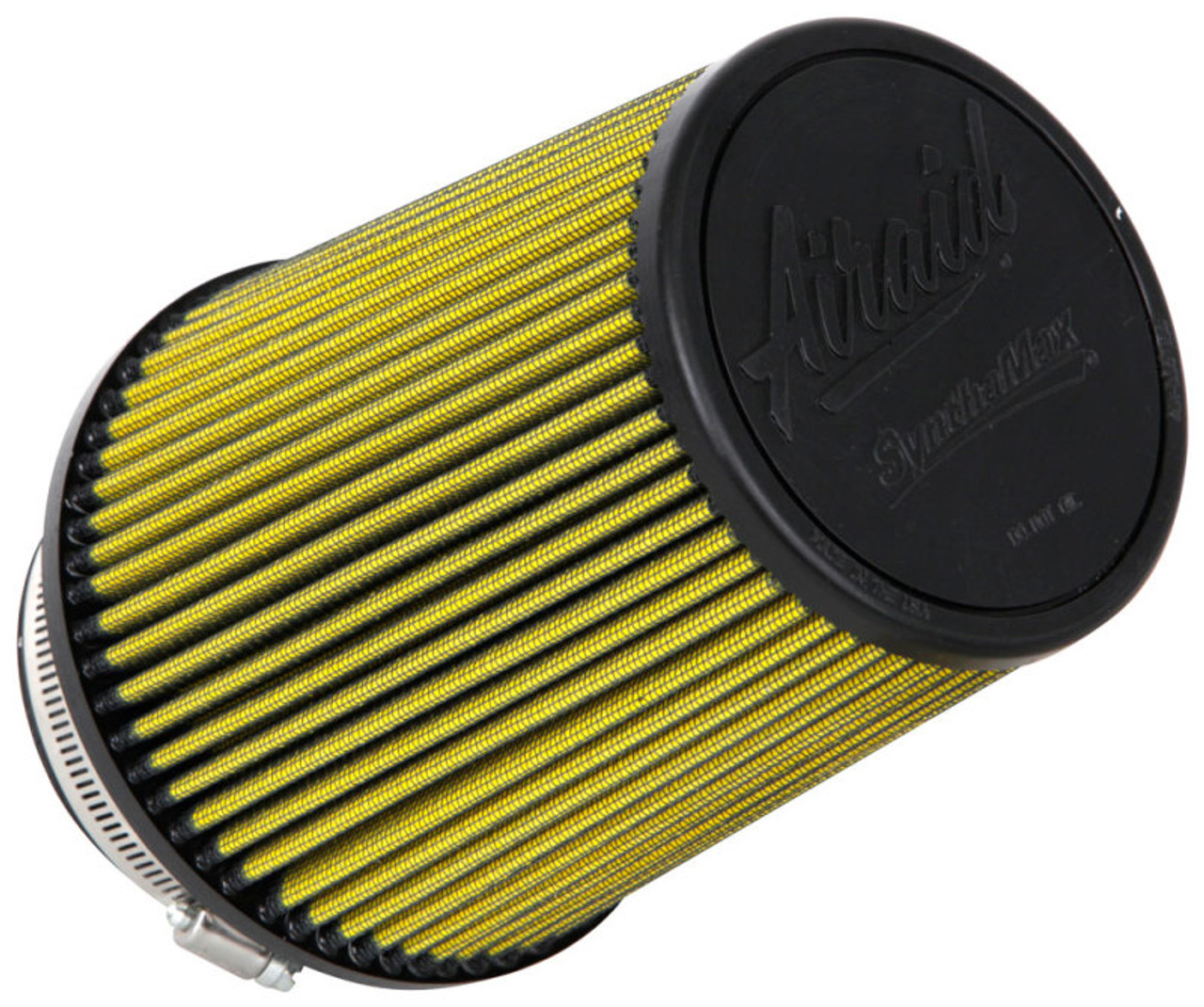 Airaid Universal Air Filter - Cone 4in Flange x 6in Base x 4-5/8in Top x 7in Height - Synthamax - 705-456