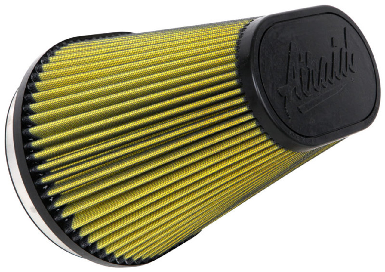 Airaid Universal Air Filter - Cone 6in F x 9x7-1/2in B x 6-3/8x3-7/8in T x 8in H - Synthaflow - 724-243