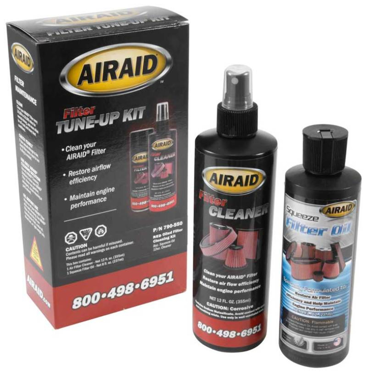 Airaid Renew Kit - 12oz Cleaner / 8oz Squeeze Oil - 790-550