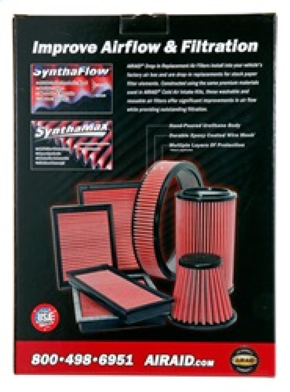 Airaid 15-18 Chevrolet Colorado L4 2.5L F/I Replacement Dry Air Filter - 851-030