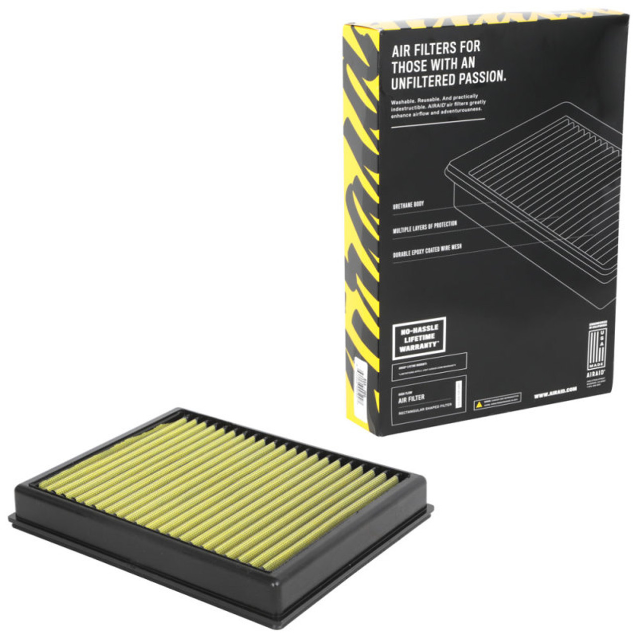 Airaid 16-17 Ford Ranger L4 2.2/3.2L Direct-Fit Replacement Air Filter - 855-086